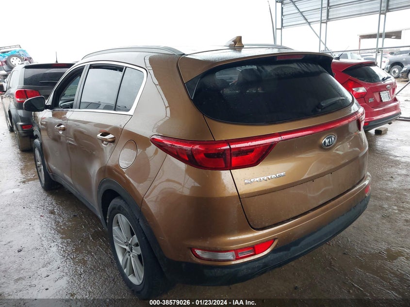 VIN KNDPMCAC2H7043951 2017 KIA SPORTAGE LX