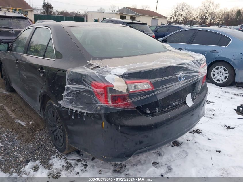 2014 TOYOTA CAMRY HYBRID LE - 4T1BD1FK4EU120763
