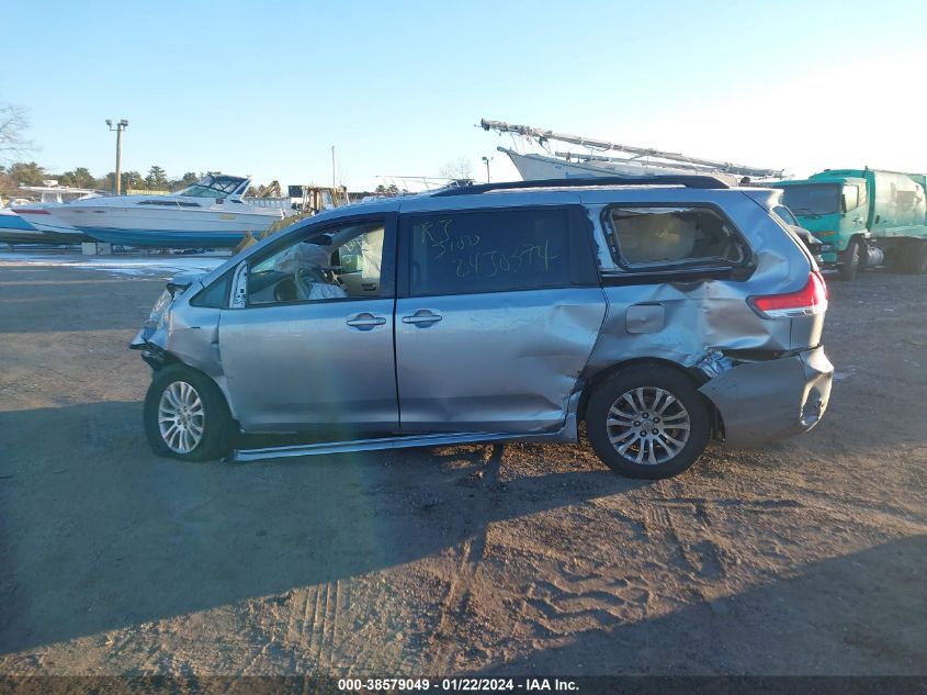 2013 TOYOTA SIENNA XLE V6 8 PASSENGER - 5TDYK3DC2DS312049