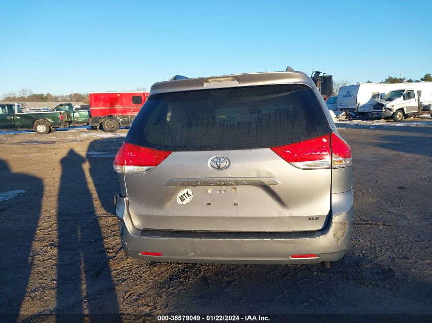 2013 TOYOTA SIENNA XLE V6 8 PASSENGER - 5TDYK3DC2DS312049