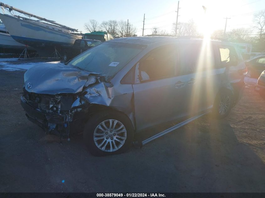 2013 TOYOTA SIENNA XLE V6 8 PASSENGER - 5TDYK3DC2DS312049