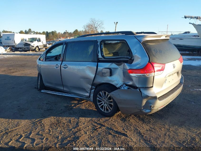 2013 TOYOTA SIENNA XLE V6 8 PASSENGER - 5TDYK3DC2DS312049