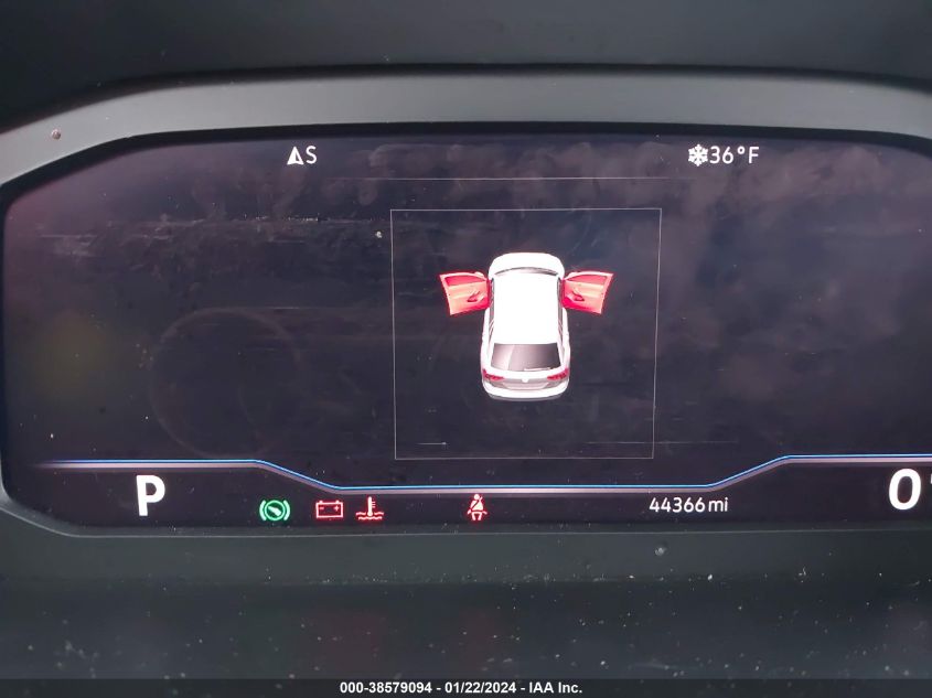 2019 VOLKSWAGEN TIGUAN 2.0T SE/2.0T SEL/2.0T SEL R-LINE/2.0T SEL R-LINE BLACK - 3VV3B7AX2KM100677
