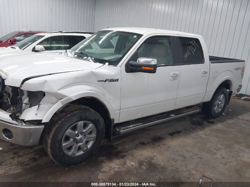 2014 FORD F-150 LARIAT - 1FTFW1EF5EFB47088