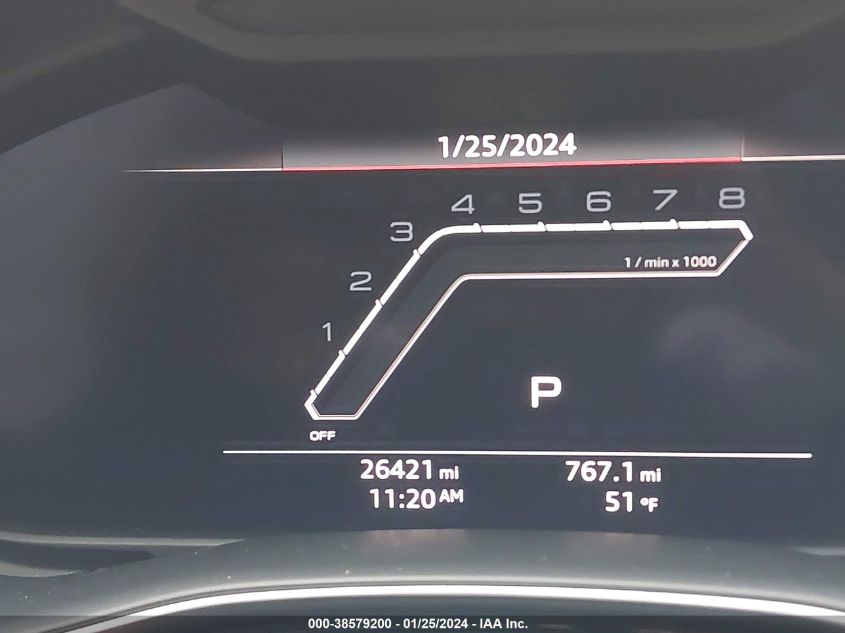 2020 AUDI RS Q8 WU1ARBF12LD024838