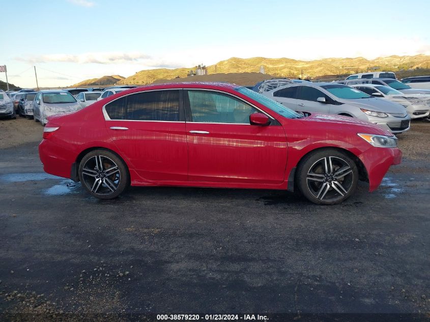 2016 HONDA ACCORD SPORT - 1HGCR2F53GA071846