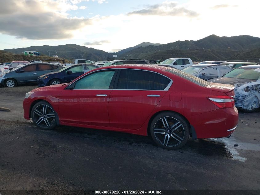 2016 HONDA ACCORD SPORT - 1HGCR2F53GA071846