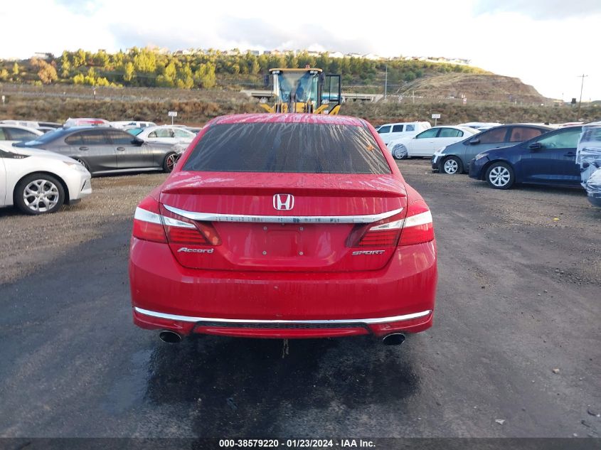 2016 HONDA ACCORD SPORT - 1HGCR2F53GA071846