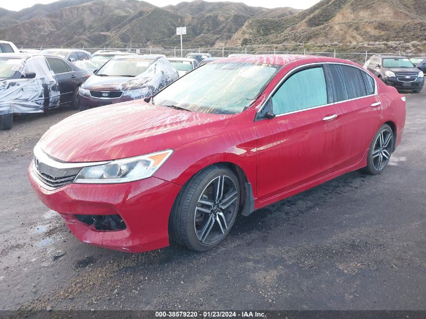 2016 HONDA ACCORD SPORT - 1HGCR2F53GA071846