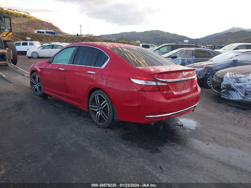 2016 HONDA ACCORD SPORT - 1HGCR2F53GA071846