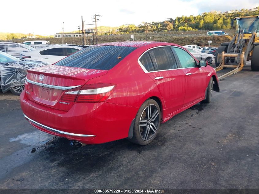 2016 HONDA ACCORD SPORT - 1HGCR2F53GA071846