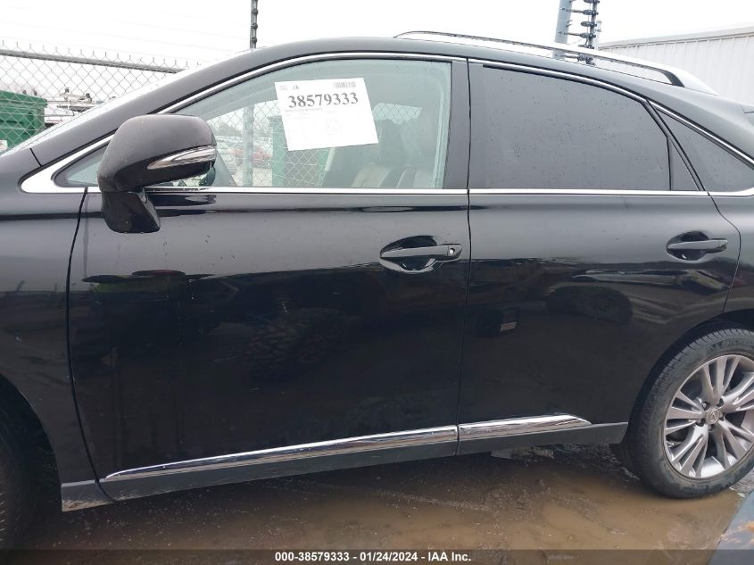 2013 LEXUS RX 350 - 2T2ZK1BA7DC102920