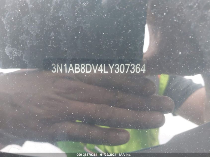 2020 NISSAN SENTRA SR XTRONIC CVT - 3N1AB8DV4LY307364