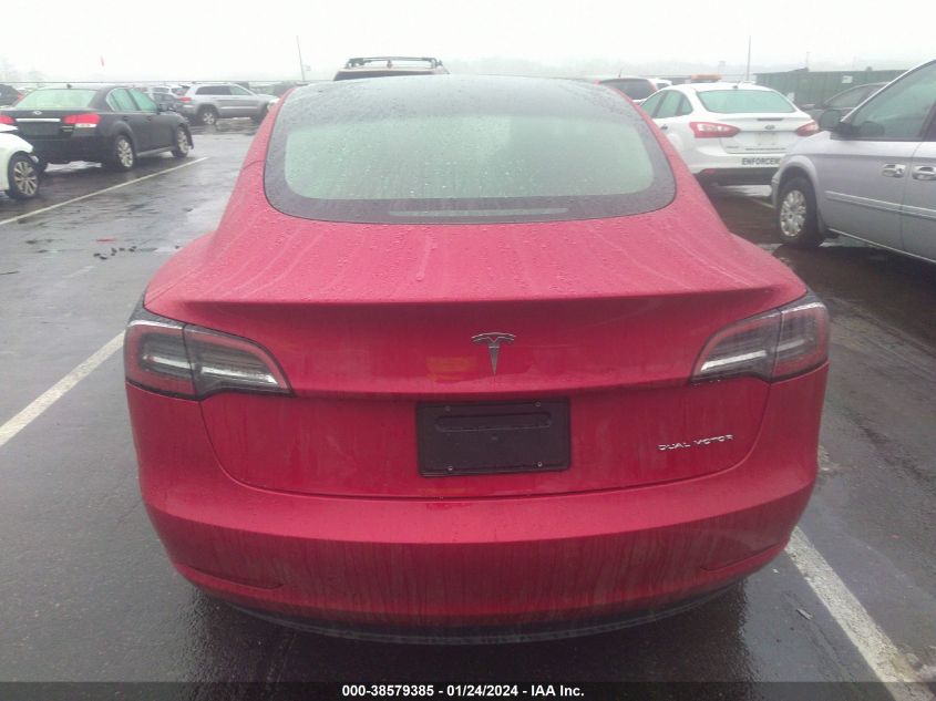 2023 TESLA MODEL 3 LONG RANGE DUAL MOTOR ALL-WHEEL DRIVE - 5YJ3E1EB9PF636071