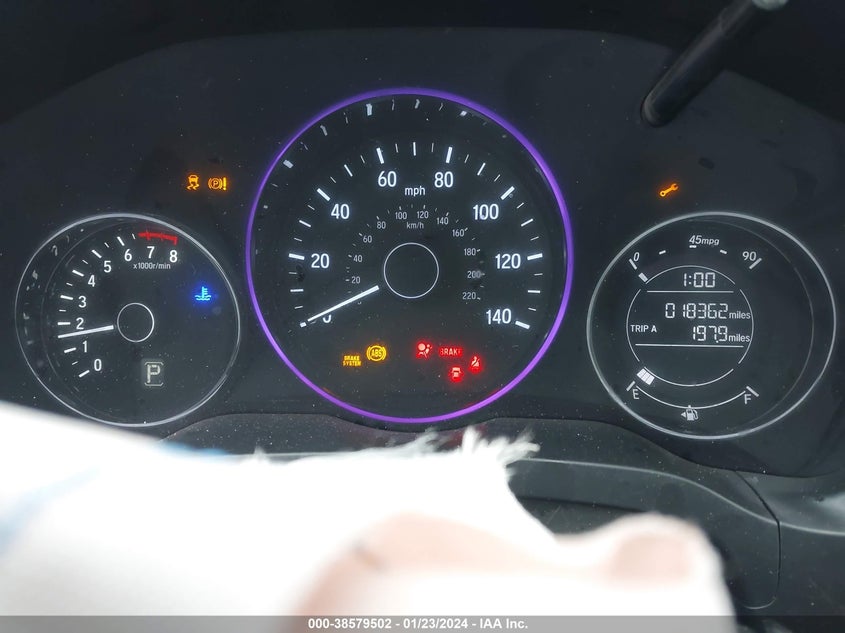 VIN 3CZRU6H33NM768714 2022 HONDA HR-V LX
