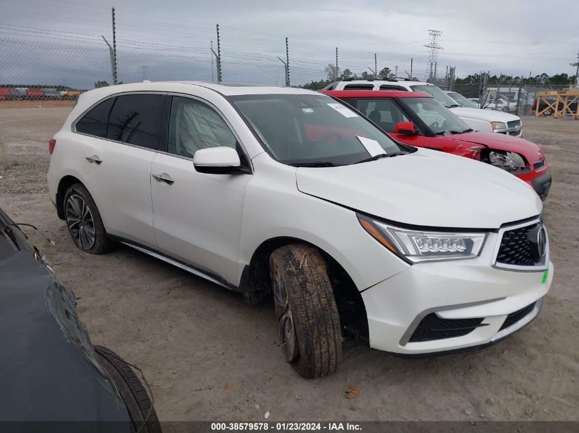 2019 ACURA MDX TECHNOLOGY - 5J8YD3H58KL009850