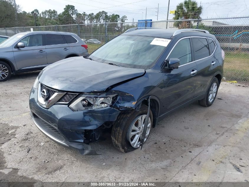 2016 NISSAN ROGUE S/SL/SV - KNMAT2MV6GP620057