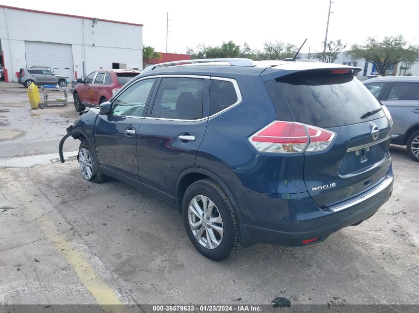 2016 NISSAN ROGUE S/SL/SV - KNMAT2MV6GP620057