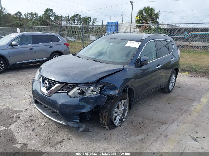2016 NISSAN ROGUE S/SL/SV - KNMAT2MV6GP620057