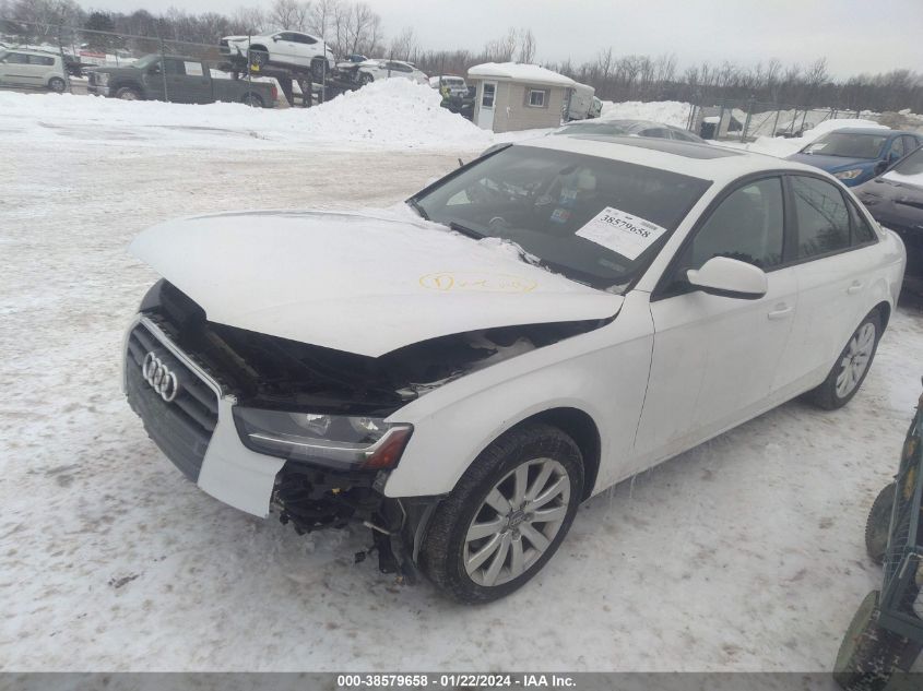 2014 AUDI A4 PREMIUM - WAUBFAFL5EN001201