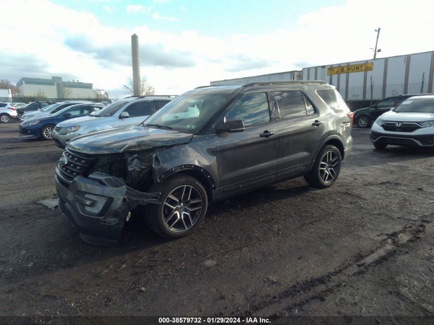 2017 FORD EXPLORER SPORT - 1FM5K8GT9HGD19412