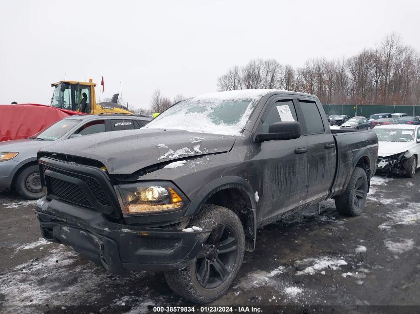 2021 RAM 1500 CLASSIC WARLOCK QUAD CAB 4X4 6'4 BOX - 1C6RR7GT4MS506230