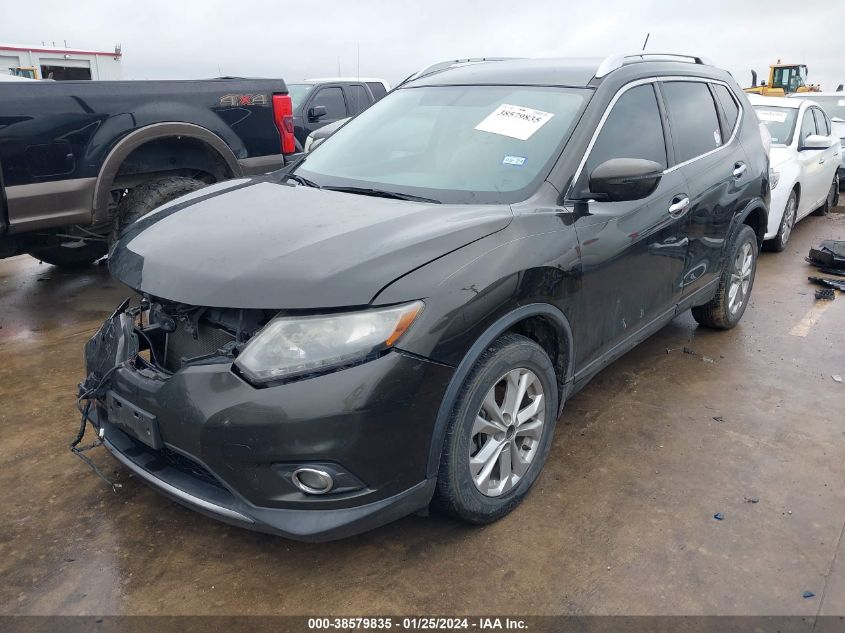 2016 NISSAN ROGUE S/SL/SV - KNMAT2MT3GP667447