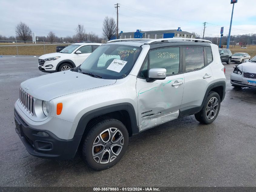 2017 JEEP RENEGADE LIMITED - ZACCJBDB8HPE40717