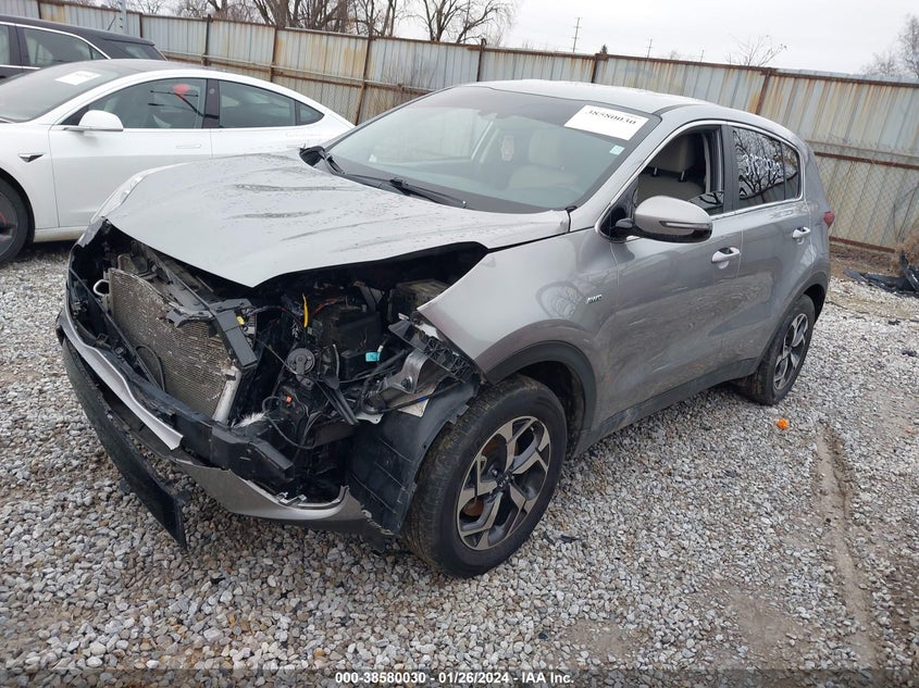VIN KNDPMCAC4M7915542 2021 KIA SPORTAGE LX