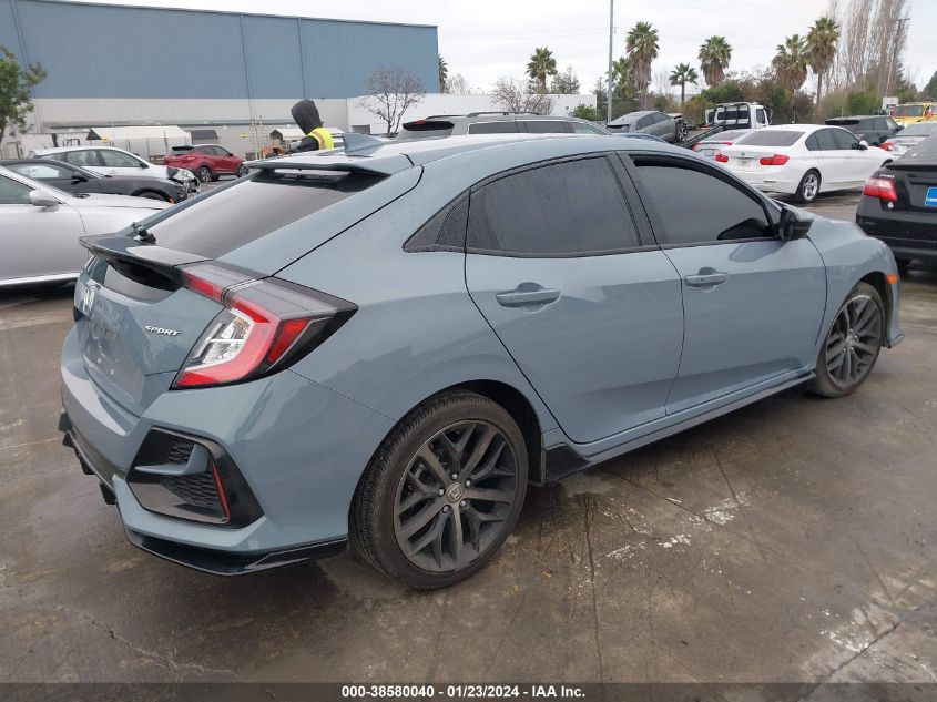 2021 HONDA CIVIC SPORT - SHHFK7H4XMU424098