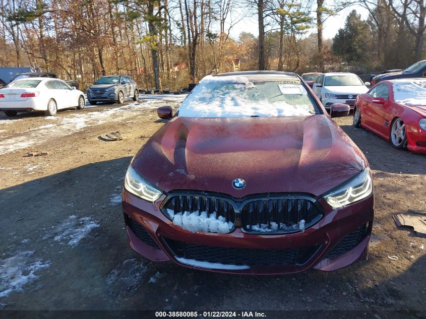2022 BMW M850I GTAN COUPE XDRIVE WBAGV8C05NCJ95140