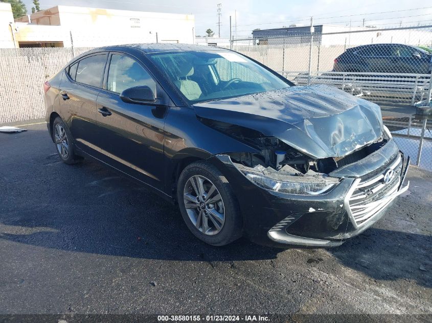 2018 HYUNDAI ELANTRA SEL/VALUE/LIMITED - 5NPD84LF8JH392439