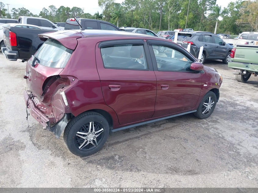 VIN ML32A3HJ4LH006011 2020 MITSUBISHI MIRAGE ES