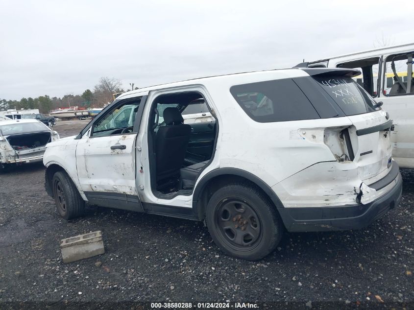2018 FORD POLICE INTERCEPTOR UTILITY - 1FM5K8ARXJGB92141