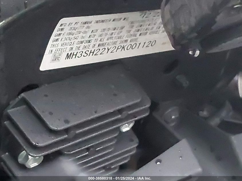 2023 YAMAHA CZD300 A MH3SH22Y2PK001120