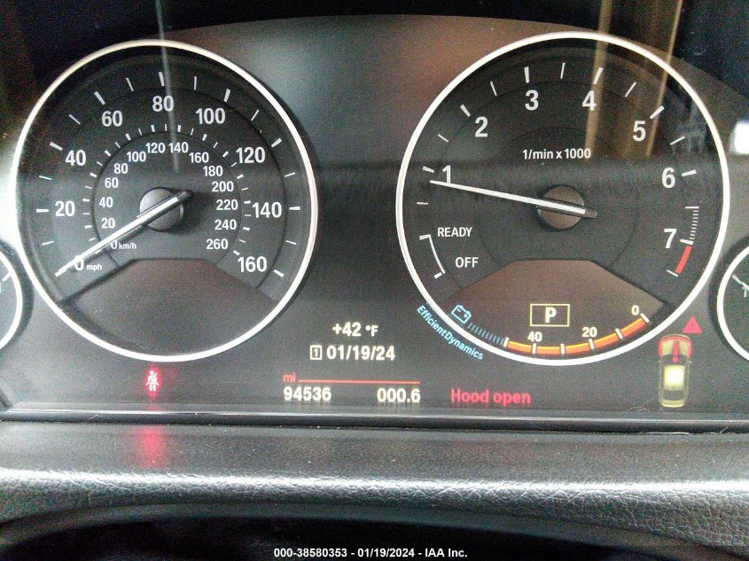 2015 BMW 328 I SULEV - WBA3C1C51FK122555