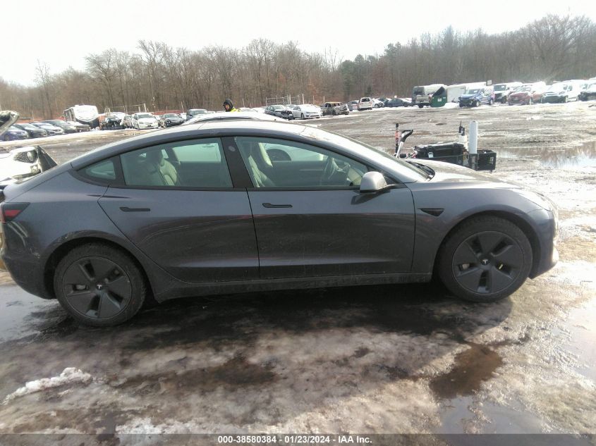2023 TESLA MODEL 3 REAR-WHEEL DRIVE - 5YJ3E1EAXPF652237