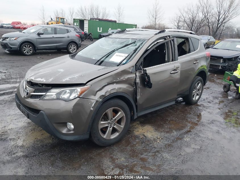 2015 TOYOTA RAV4 XLE - JTMRFREV7FD121494