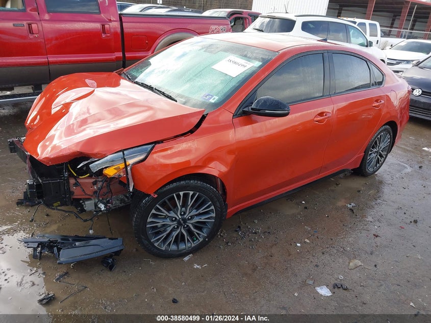 VIN 3KPF54AD1NE473702 2022 KIA FORTE GT-LINE