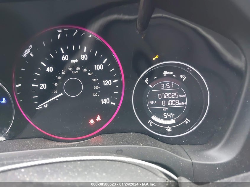 VIN 3CZRU5H73HM728196 2017 HONDA HR-V EX-L