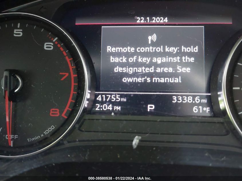 2021 AUDI A5 SPORTBACK PREMIUM 40 TFSI QUATTRO S TRONIC - WAUABCF50MA037484