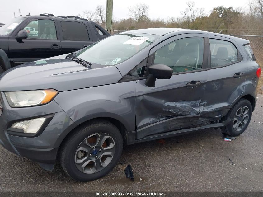 2018 FORD ECOSPORT S - MAJ3P1RE2JC166233