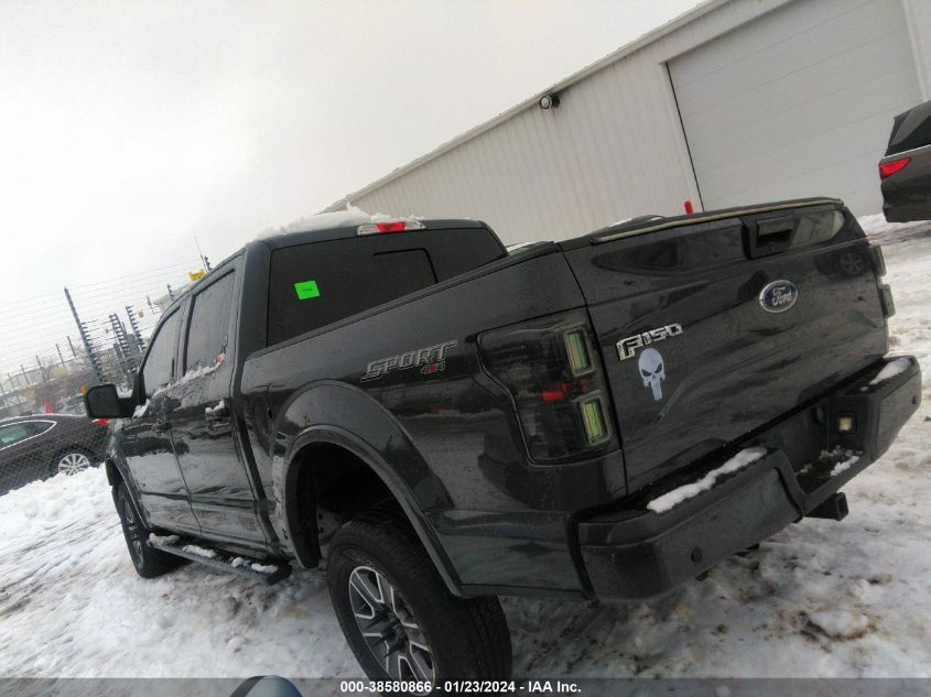 2017 FORD F-150 SUPERCREW - 1FTEW1EP4HFB88398