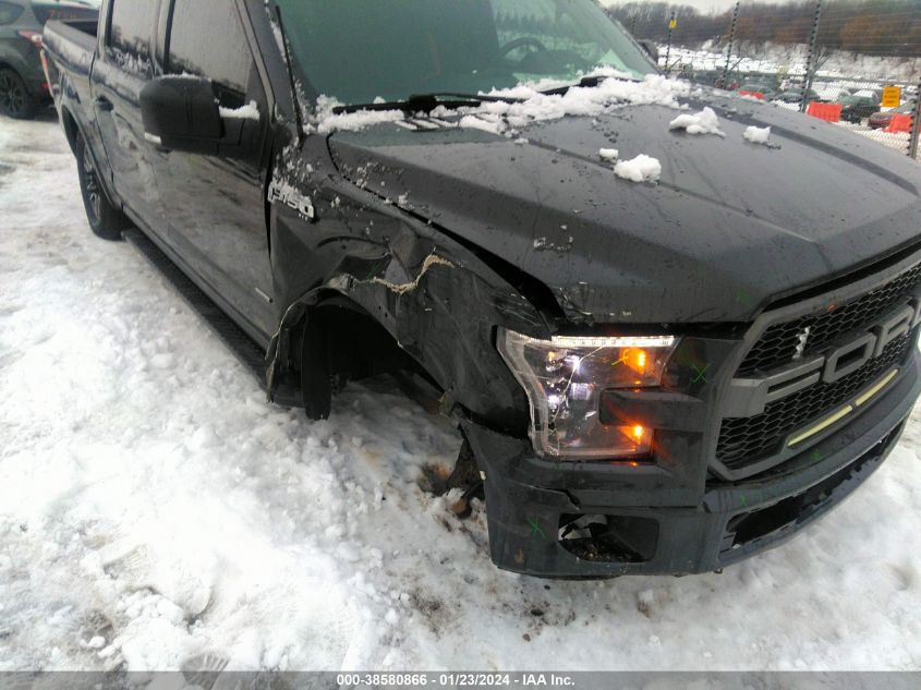 2017 FORD F-150 SUPERCREW - 1FTEW1EP4HFB88398