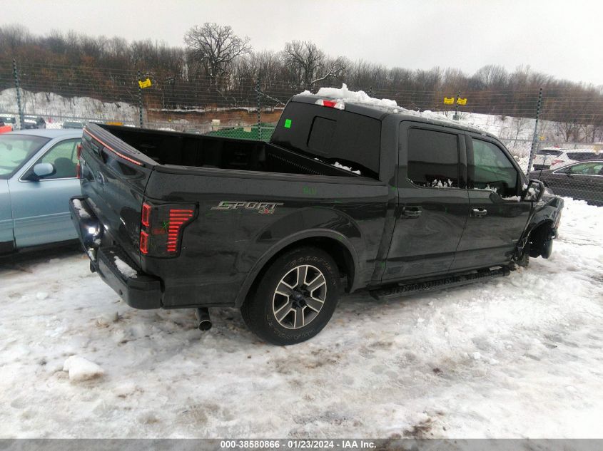2017 FORD F-150 SUPERCREW - 1FTEW1EP4HFB88398