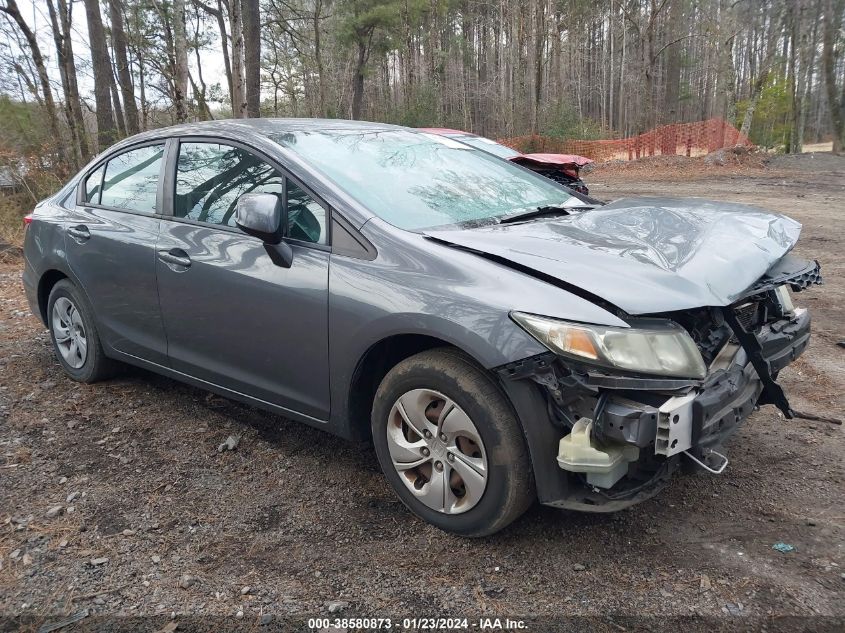 2013 HONDA CIVIC LX - 19XFB2F54DE218359