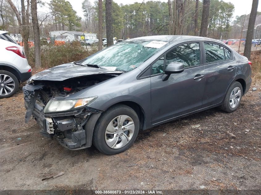 2013 HONDA CIVIC LX - 19XFB2F54DE218359