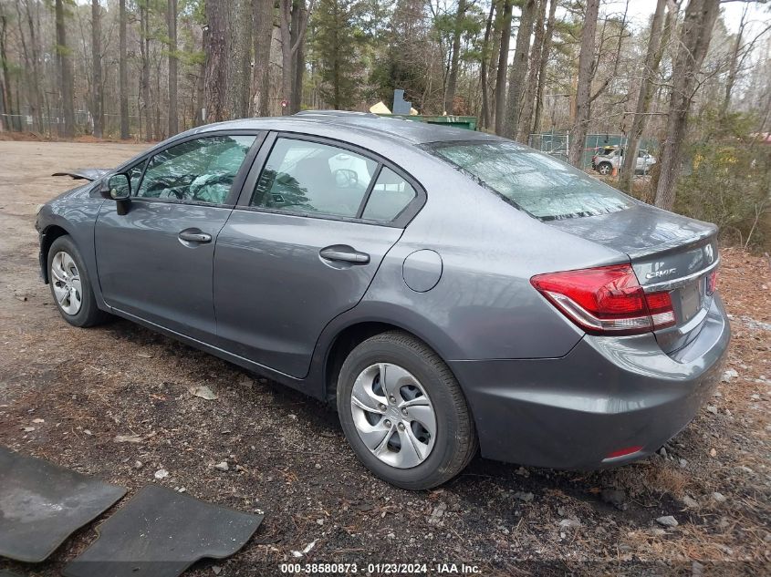 2013 HONDA CIVIC LX - 19XFB2F54DE218359