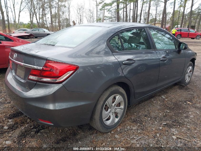 2013 HONDA CIVIC LX - 19XFB2F54DE218359