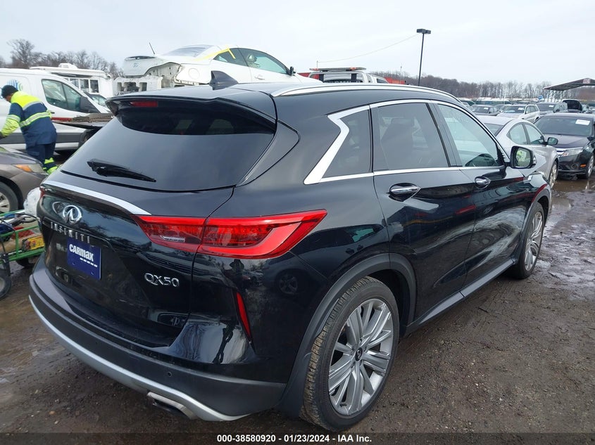 VIN 3PCAJ5CA8MF100602 2021 INFINITI QX50 SENSORY